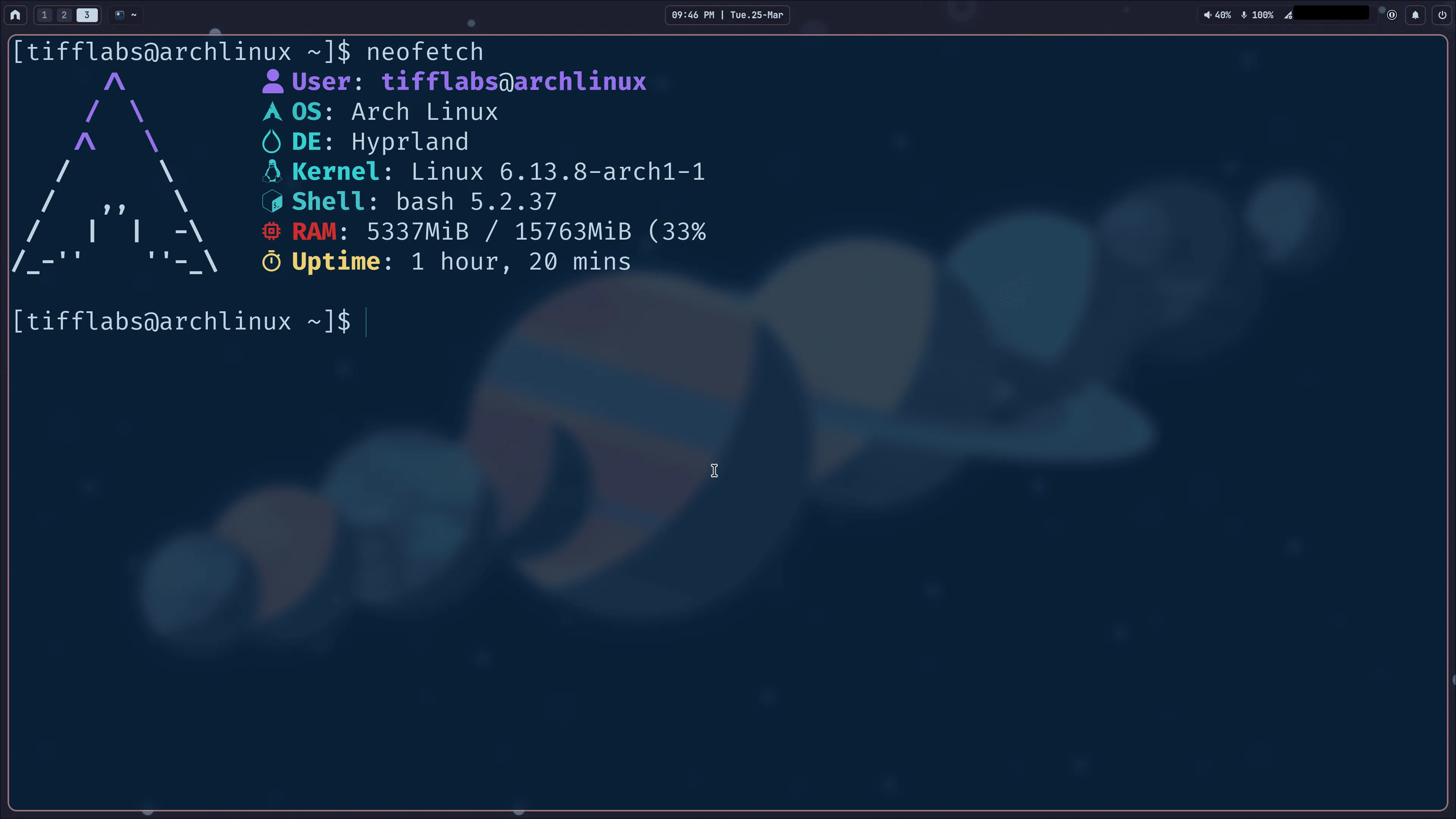 screenshot from hyprshot on Arch