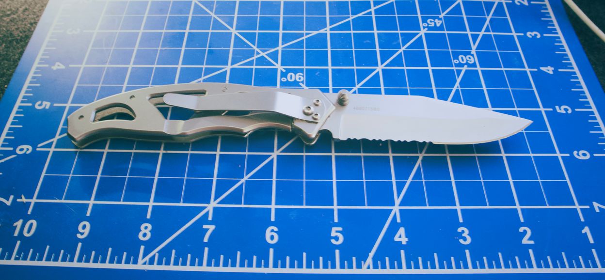 Gerber Paraframe II opened to full length