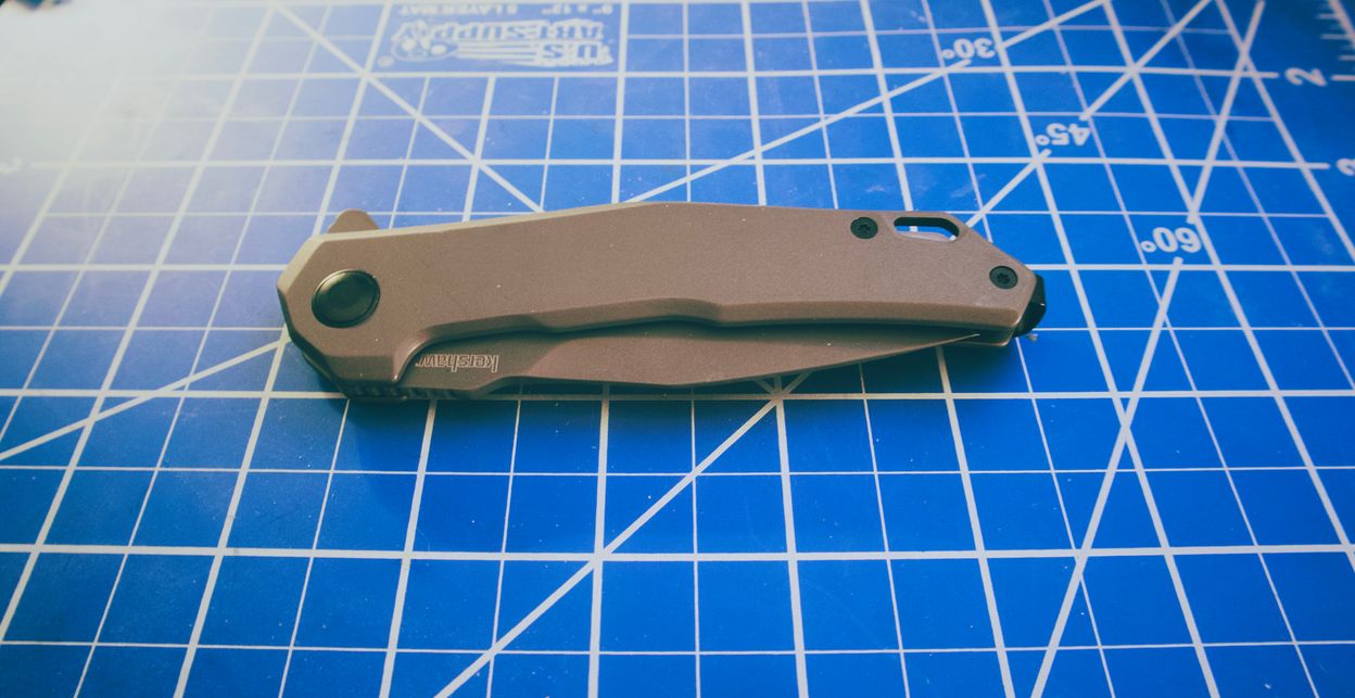 Image of the Kershaw Helitack flipper switch knife